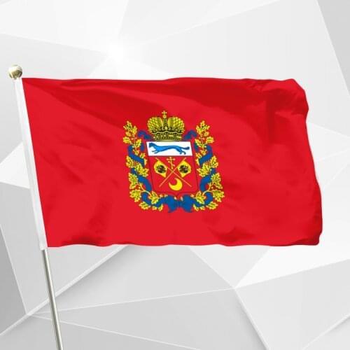 Russia Orenburg Oblast Flag 150X90cm (3x5FT) 120g 100D Polyester Double Stitched High Quality Free Shipping