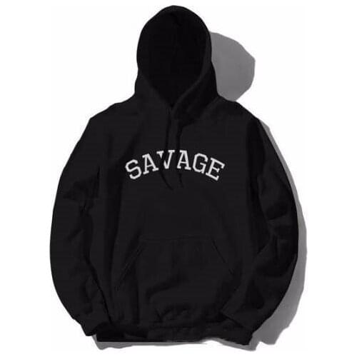 Savage Hoodie moletom do tumblr hoodie greys pullovers jumper aesthetic hoodies maglie tumblr pullovers