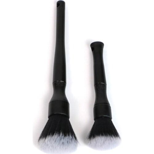 Multifunctional Handle Car Interior Detailing Brush Ultra-Soft Bristles Auto Dash Dashboard Duster Brush Rims Wheels Cleaning