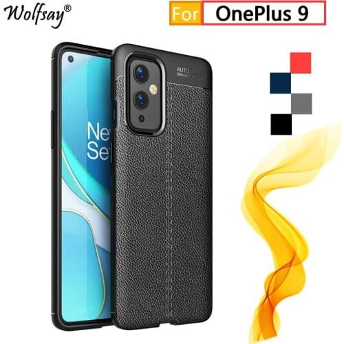 For OnePlus 9 Case For OnePlus 9 One Plus 9 Pro 1+9 Fashion Rubber Housings TPU Bumper Silicone Back Case For OnePlus 9 Cover