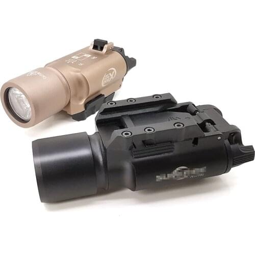 High Output Tactical hunting scope X300 Pistol Gun Light Weapon light Lanterna Airsoft Flashlight Fit 20mm Weaver Rail