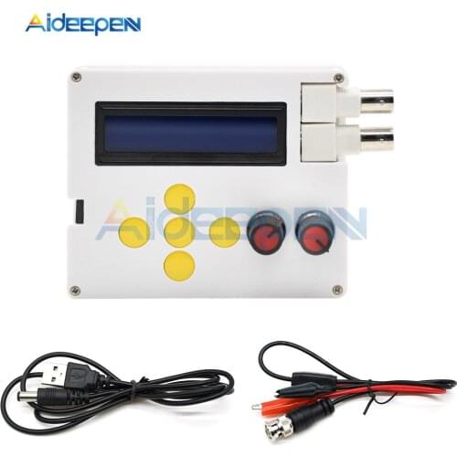 YM-100 DDS Signal Generator Square Wave Adjustable 1Hz-500KHz with BNC Wire USB Cable 1602LCD DC 4V -10V