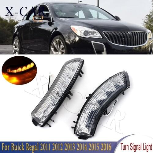 X-CAR For Buick Regal 2011 2012 2013 2014 2015 2016 LED Rearview Mirror Turn Signal Lights Lamp Left and Right Car-styling