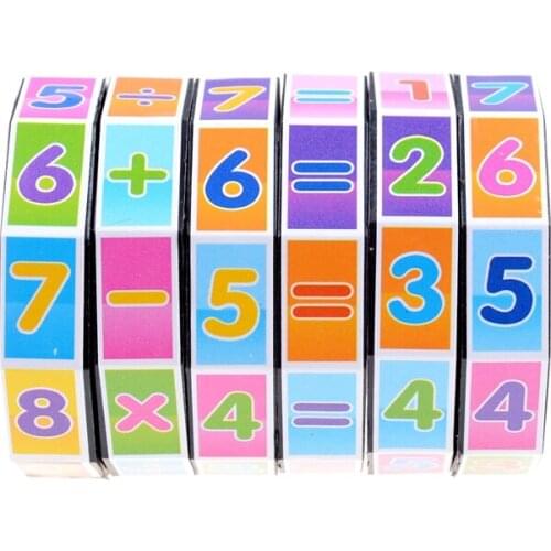 1 Pcs Mathematics Digital Cube The Magic Cube Of Childrens Educational