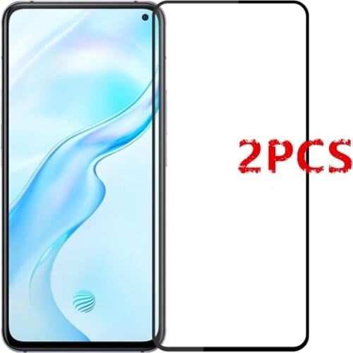 2Pcs For Vivo X30 Glass Tempered Glass for Vivo X30 Film 9H Full Glued Cover Hard Screen Protector Protective Glass for Vivo X30