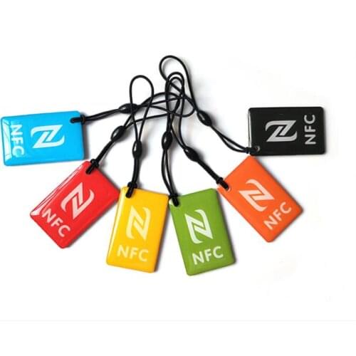 200pcs NFC PVC Epoxy card Dustproof waterproof anti-vibration NTAG213 tag NFC label NFC dispensing card 42*26mm nfc tags