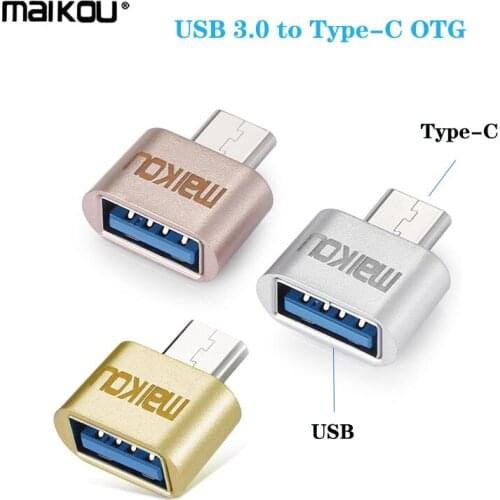 Maikou USB 3.1 to USB Type C Adapter OTG Connector for Mobile Phone Laptop Tablets Accessories Connects USB-A to USB-C Devices