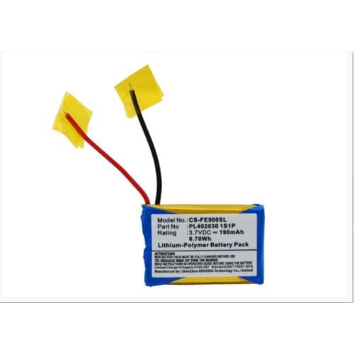 Cameron Sino 190mAh battery for FIIO E3 E5 E6 PL402030 1S1P