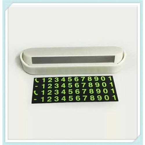 Car Styling Park Stop Parking Card Phone Number Plate for BMW 6-series E63 E64 F06 F12 F13 M6 1 E81 E82 E87