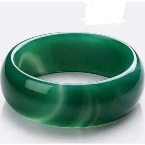 Natural green agate jade bangles hand carved jadeite bracelets jade bangle jade jewelry bracelet for women charm bracelet
