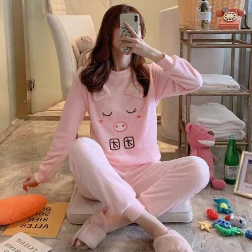 Женские плюшевые пижамы Jfitines China At AliExpress