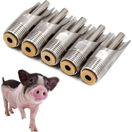 20 x Automatic Pig Nipple Drinker for Sow Piglets Drinking Nipples Drinking Fountains Animal Drinking Fountains Drinking