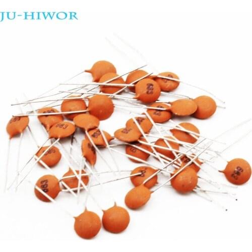 1000pcs Ceramic Capacitors Low Voltage Ceramic Disc Capacitor TOL.20% 1-10pF 15-100pF 150-820pF 1nF-100nF P3mm