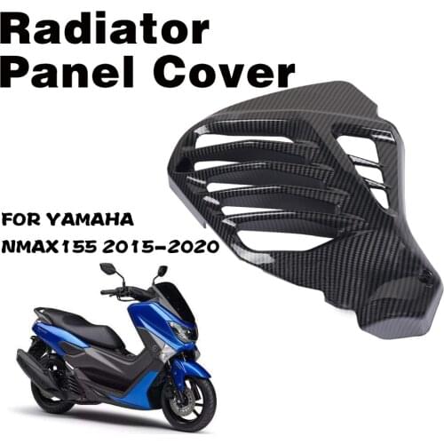 Radiator Panel Cover With Carbon Fiber Grain Fit For Yamaha N-MAX NMAX 155 NMAX155 (K14) 2015 -2020