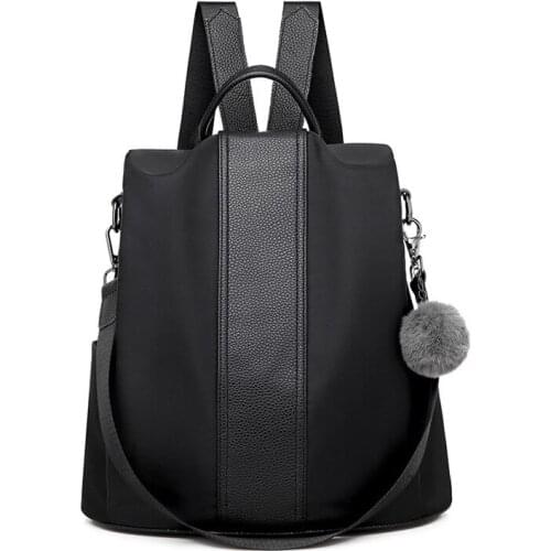 Fashion Women Backpacks Purse Waterproof Nylon Anti-theft Rucksack Lightweight Shoulder Bag for Teenagers Girls Mochila Mujer