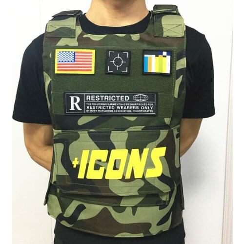 New Arrival +ICONS Mens vest Trending Military Camouflage Tactical vests Mens top Colete Tatico Chalecos para hombre Yelek