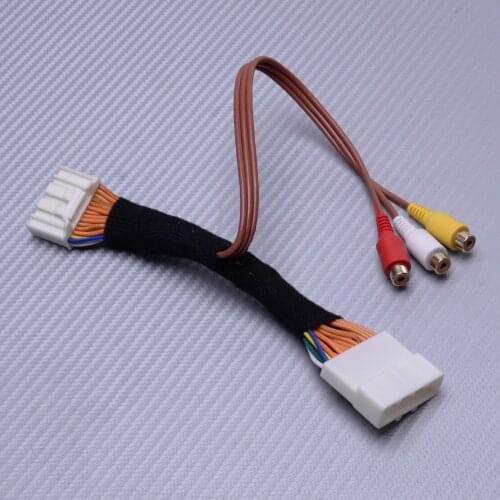 New 20cm AV Video Audio Cable Plastic Fit For Toyota Touch 2 And Entune OEM Monitors Head Units