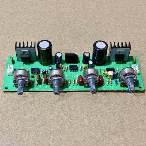 Preamp Volume Control Board With Four Buttons For Highs, Lows