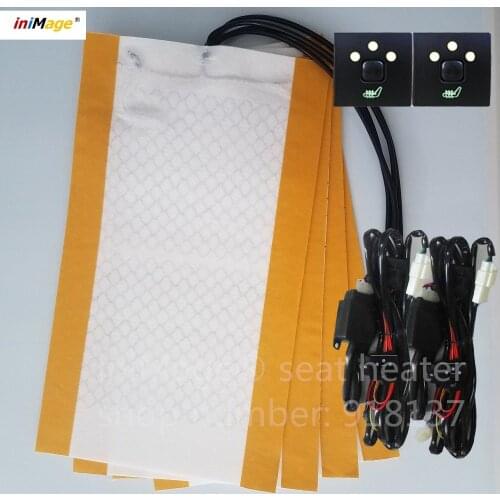 Authentic as pictures 2 seats install,Polo,Sharan,Touran, Golf , switch seat heater,heated seat,car warmer,auto carbon fiber