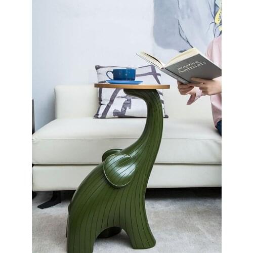 Resin Elephant floor decoration Living room and office tea table ornaments tray statue move new home Nordic table creative gift