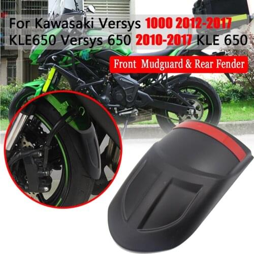 Motorcycle ABS front fender growth Fit For Kawasaki KLE650 VERSYS 650 1000 Fender longer VERSYS650 VERSYS1000
