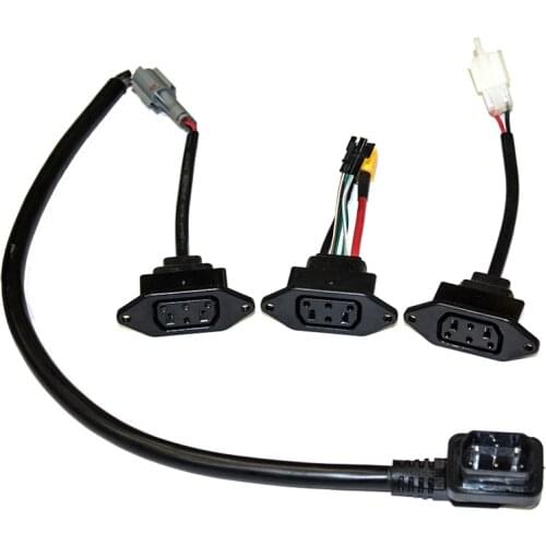 Lithium Battery Connector Charger Socket Line For Super Soco Tc Ts Cu free shipping