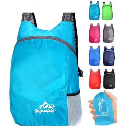 15L Lightweight Packable Backpack Foldable ultralight Outdoor Folding Backpack Travel Daypack Bag Sports Daypack for Men Women