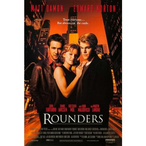 ROUNDERS Movie Art Film Print Silk Poster Home Wall Decor 24x36inch