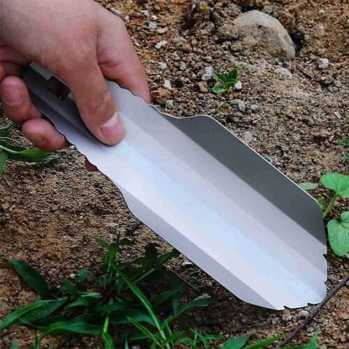 Titanium Ultralight Backpacking Potty Trowel Outdoor Compact Poop Shovel/Trowel Multi Tool for Hiking Camping and Survival