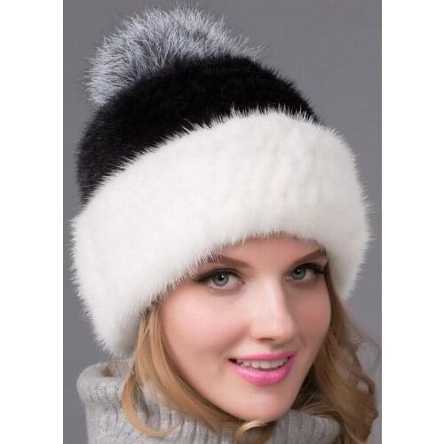 Ashion New Style Luxury Winter Russian Natural Real Fox Fur Hat 2019 Women Warm Good Quality 100% Genuine Real Fox Fur Cap