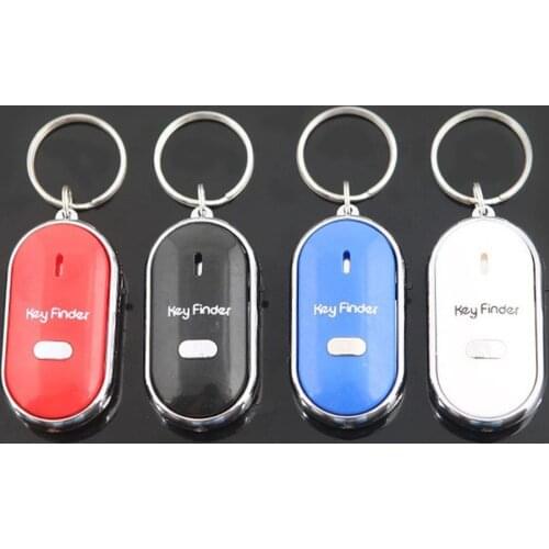 LED Smart Key Finder Sound Control Alarm Anti lost Tag Child Bag Pet Locator Find Keys Keychain Tracker Random Color