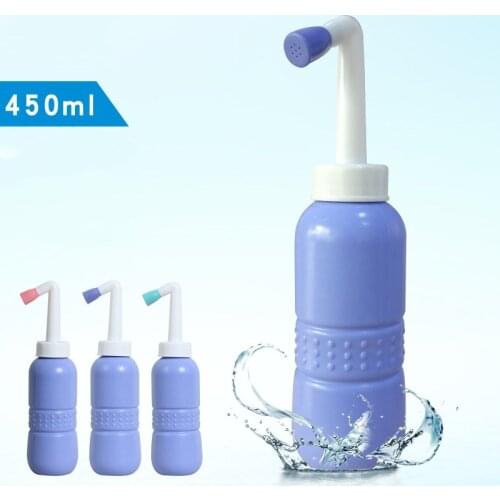 1 Pc 450ml Feminine Hygiene Ass Anus Cleaning Portable Bidet Pregnant Women Vaginal washing ass washer Refillable Bottle