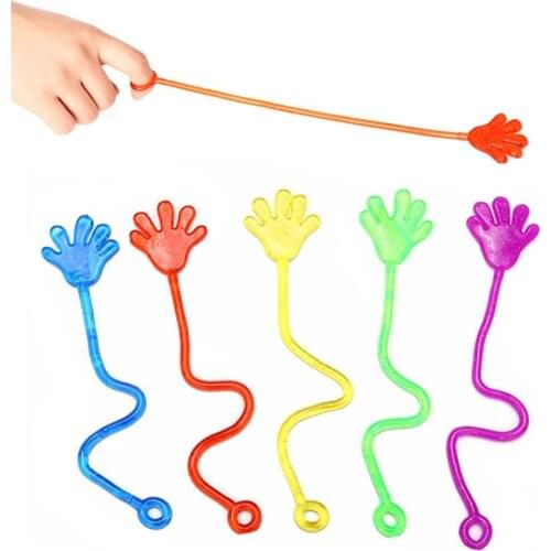 10pcs Party Favors Supplies Sticky Hands Slap Squishy Toy Play Pinata Fillers Birthday Gift Treat Bag Wedding Favors and Gifts