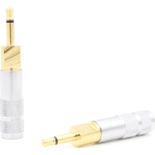 High Quality 2pcs 24K Gold Plated HD700 headphone plug for audio headphone cable