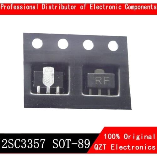 20pcs 2SC3357 SOT89 C3357 high-frequency tube 3357 RF SOT-89 SMD