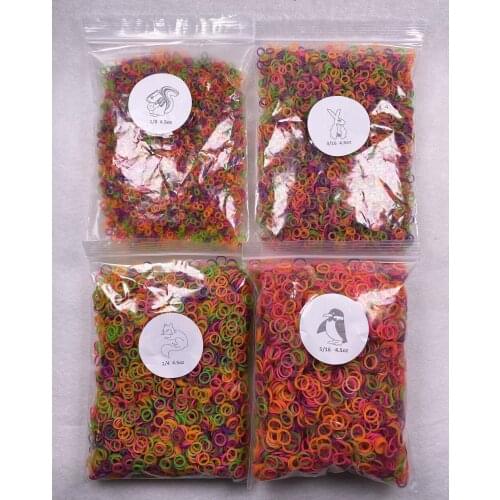 4.5OZ Colorful Big 5000pis Dental Orthodontic Elastics Rubber Bands Brackets Ligature Ties Separators 1/8 3/16 1/4 5/16mm