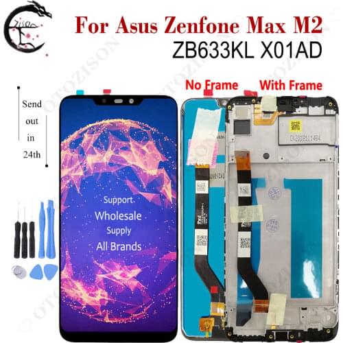 6.3" New LCD For Asus Zenfone Max M2 ZB633KL X01AD LCD Display Screen Touch Sensor Digitizer Assembly ZB633 ZB633KL Display