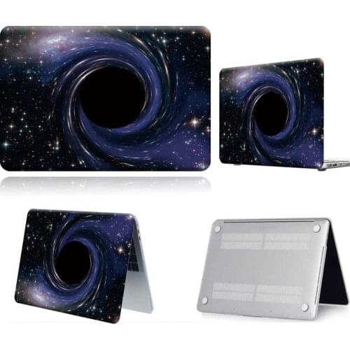 Purple Milkey Way Pattern PVC Anti-slip Laptop Case For Apple Macbook 12/Air 11 13 A2337/Pro 13(A2251 A2289) 15 16/Pro 13 A2338