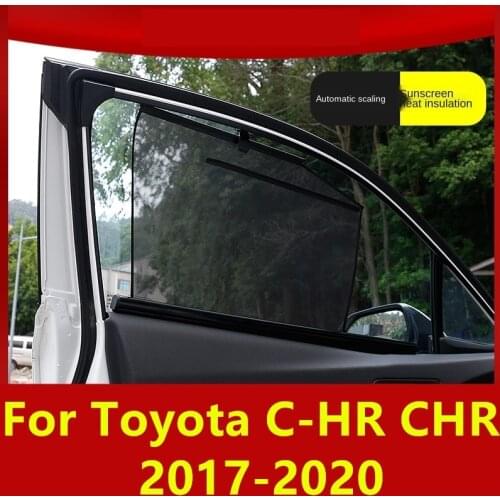 For Toyota C-HR CHR 2017-2020 Yarn curtain sun visor gauze sun block sunscreen insulation car modification accessories interior