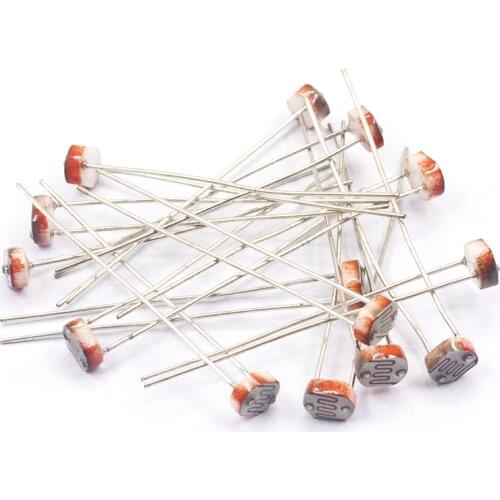 20pcs/Lot LDR Photo Light Sensitive Resistor GL5506 5516 5528 5537 5539 5547 5549 5MM Photoresistor Photoelectric For Arduino