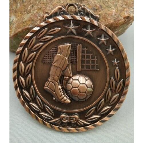 Football Medals Exclusive Design Of Russian Silver Badge. The Best Lucky Medal Communication Ability/self-confidence Developing