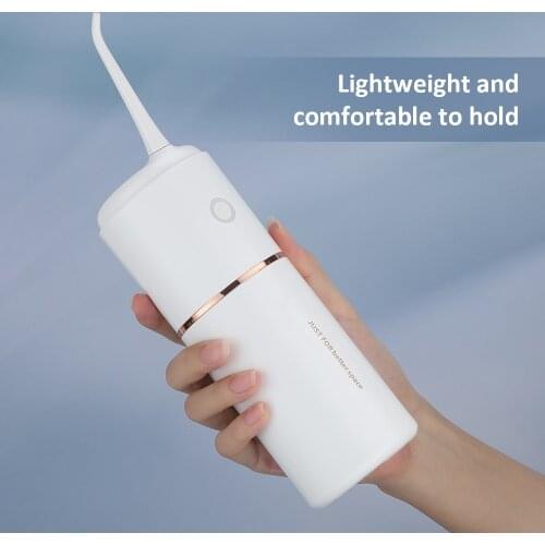 USB Rechargeable Water Flosser Oral Irrigator Dental Portable 3 Modes 280ML Tank Water Jet Waterproof IPX7 Home