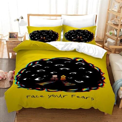Little Nightmares Bedding Set Single Twin Full Queen King Size Little Nightmares Bed Set Childrens Kid Bedroom Duvetcover 013