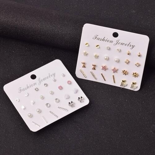 Earrings Set Earings Stud Earrings for Women Flower Earring Sets orecchini donna серьги 2020 тренд pendientes mujer