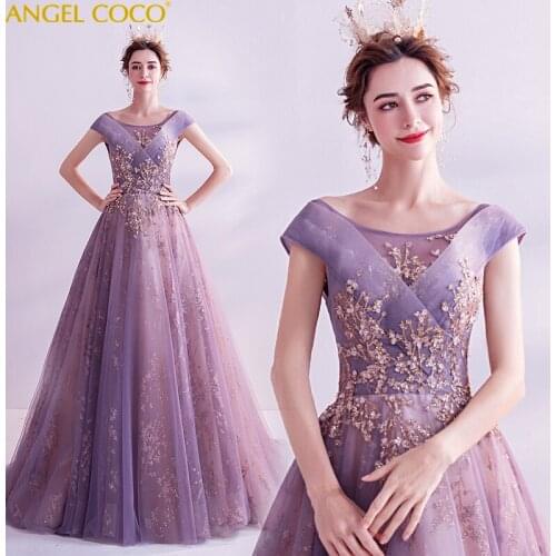 Fashion Lace Beading Sexy Backless Long Evening Dresses Bride Banquet Elegant Floor length Gown Wedding Party Prom Dresses 2020