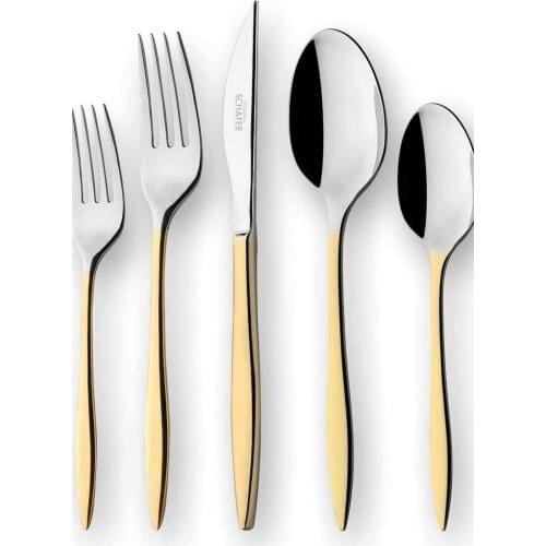 SCHAFER SHF22851 Gold 90 Piece Cutlery Set