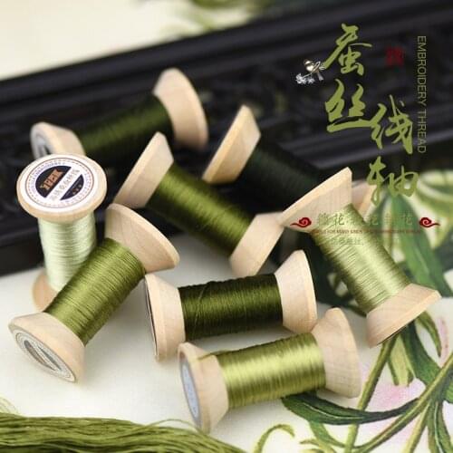 New Item Chinese 100% Silk Embroidery Thread Yarn embroidery floss for Sewing Article Wooden packing