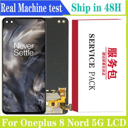 Original Display For OnePlus 8 Nord 5G AMOLED LCD Display Screen Touch screen Digitizer Assembly For OnePlus Z LCD