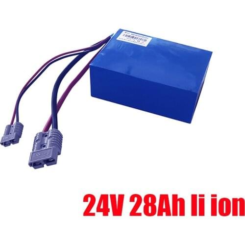 Rechargeable 720 watt 24 volt 30AH battery pack 24v 28ah lithium ion battery + charger