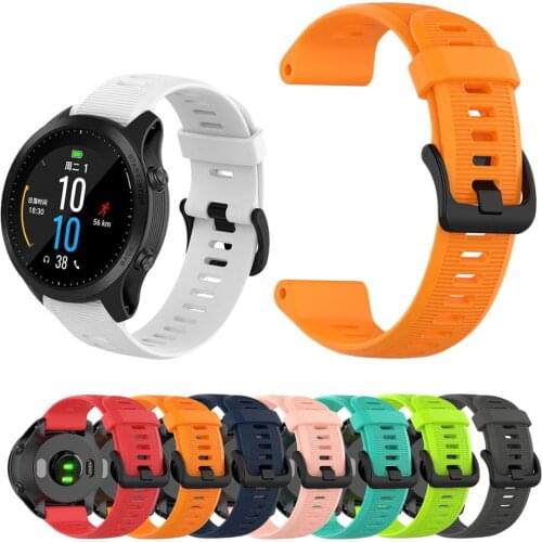 22mm SIlicone watch strap for Garmin Forerunner 935 945 smart watch official bracelet band Sport replacement strap for Fenix 5